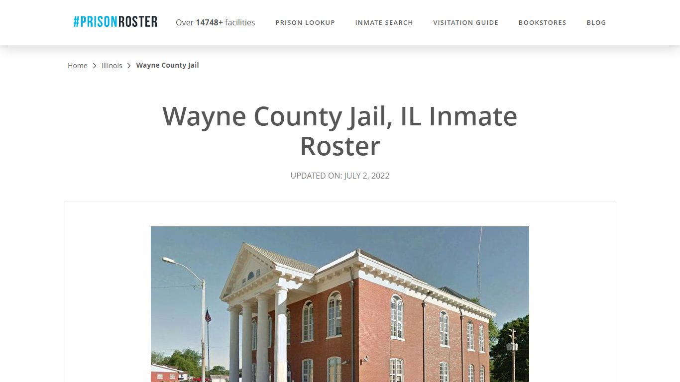 Wayne County Jail, IL Inmate Roster