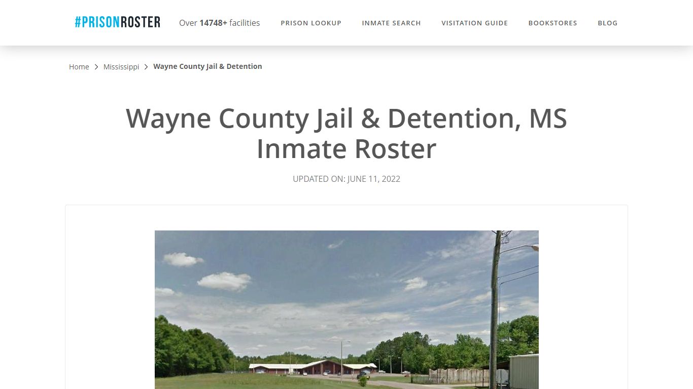 Wayne County Jail & Detention, MS Inmate Roster
